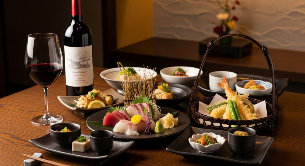 意外性のある和食との絶妙なマッチング